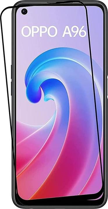 Actual product image Screenguard Oppo A96 4G Full Screen Protective Glass Film 2.5D 9H (1 pcs., Oppo A96)