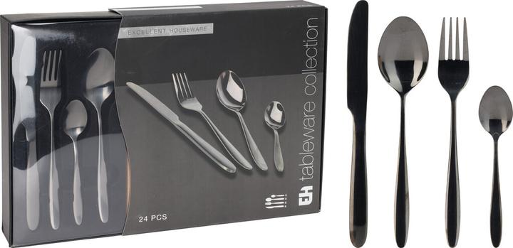 Produktbild WMF Edelstahl Besteckset (24 Stück, Besteck Set)