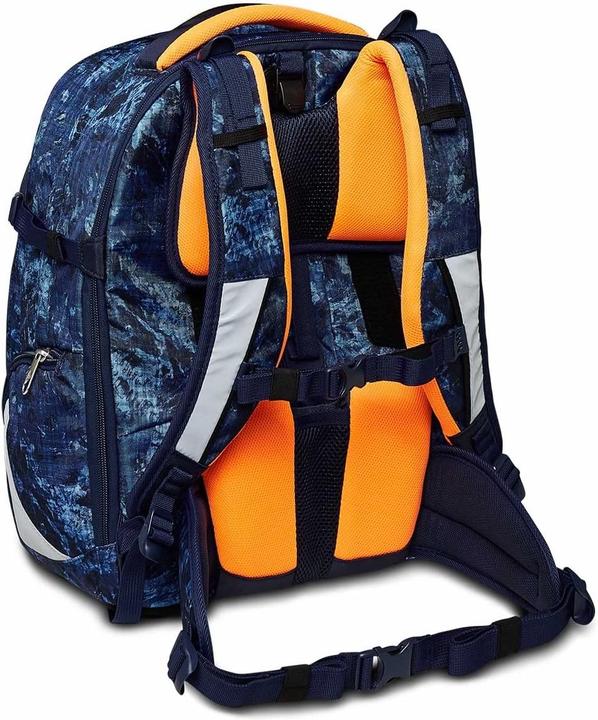 Actual product image Seven Ergonomic Adjustable Backpack with Multiple Compartments and Helmet Holder (32 l)