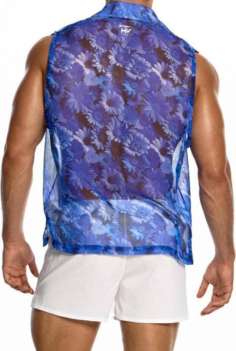 Produktbild Daisies Sleeveless Shirt Blau Small (S)