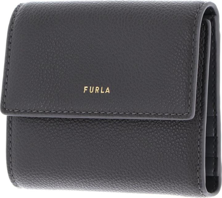 Actual product image Furla Vitello Night Goccia Compact Wallet