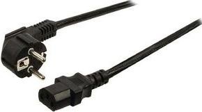 Image du produit RND Electronics Câble d'alimentation CA, prise de terre type F (CEE 7/4) - IEC 60320 C13, 3m, noir (0.24 m)