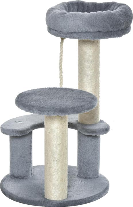 Actual product image PawHut Climbing tree for cats (65 cm, Grey)
