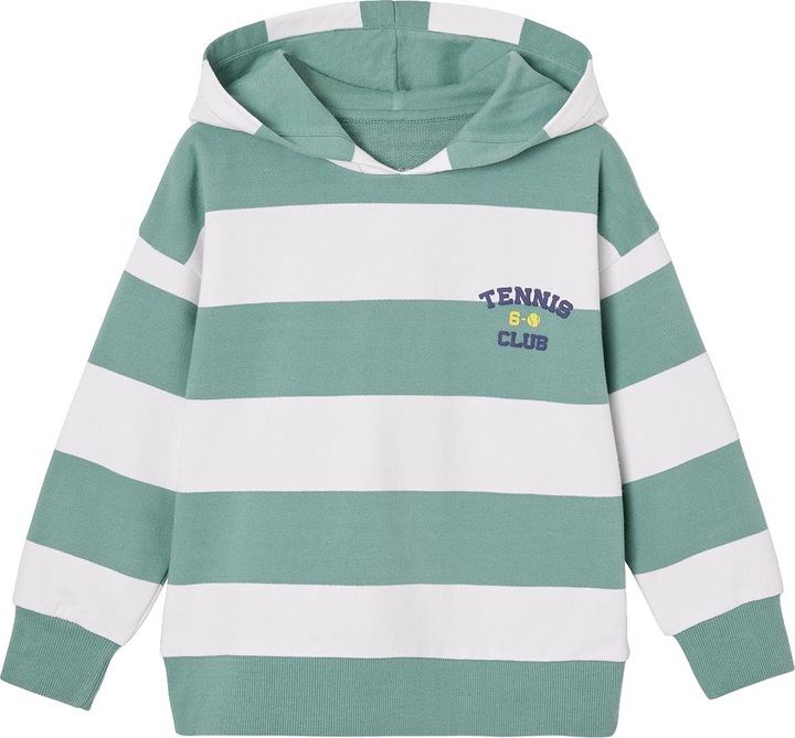 Vertbaudet Gestreiftes Jungen Sweatshirt mit Kapuze