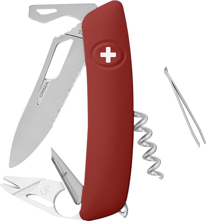 Produktbild Swiza Taschenmesser Medium Rot matt