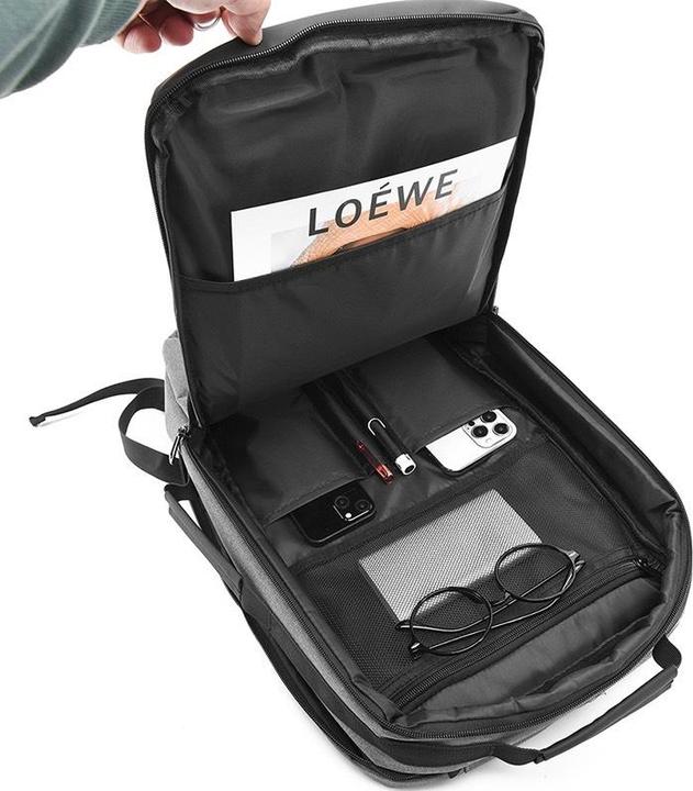 Image du produit Okade - S8837 Laptoprucksack - Business und Alltag - Für Laptops bis 15,6" - Schwarz