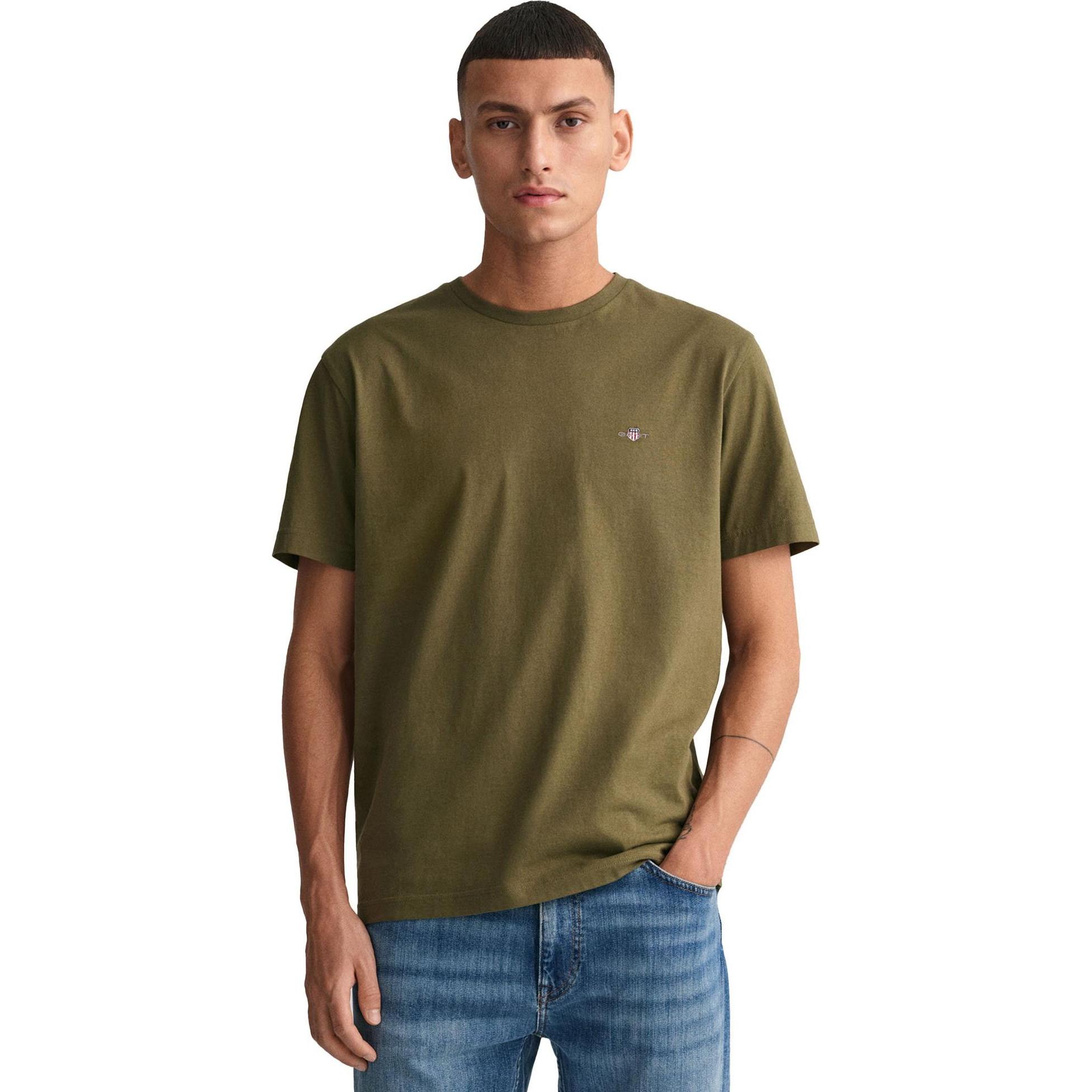 Thumbnail - GANT, Herren, Shirt, Reg Shield, Grün, (3XL)