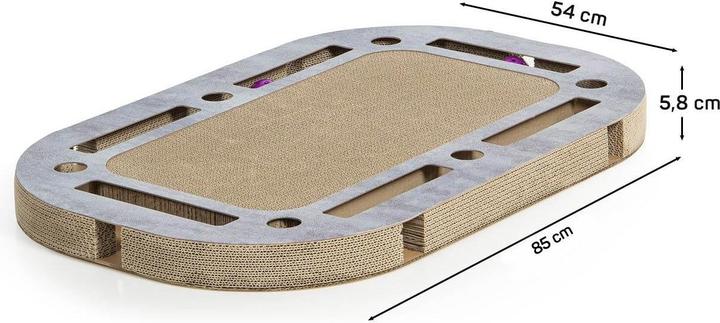 Produktbild CanadianCat Kratzmöbel Playplate, Betonoptik (Intelligenzspielzeug Katze)