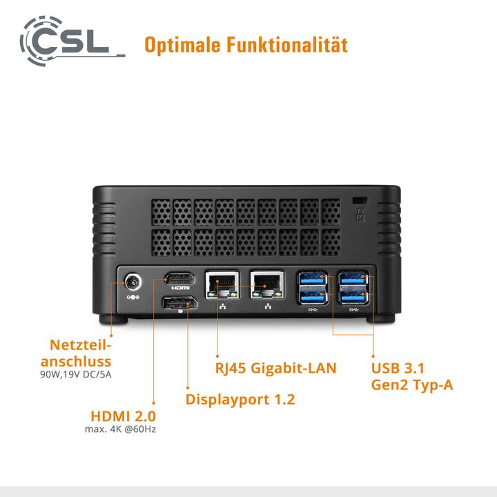 Productafbeelding CSL X300 (AMD Ryzen 5 5600G, 16 GB, 500 GB, AMD Radeon Graphics)