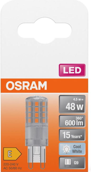 Produktbild Osram Led Pin (G9, 4.80 W, 600 lm, 1 x, E)