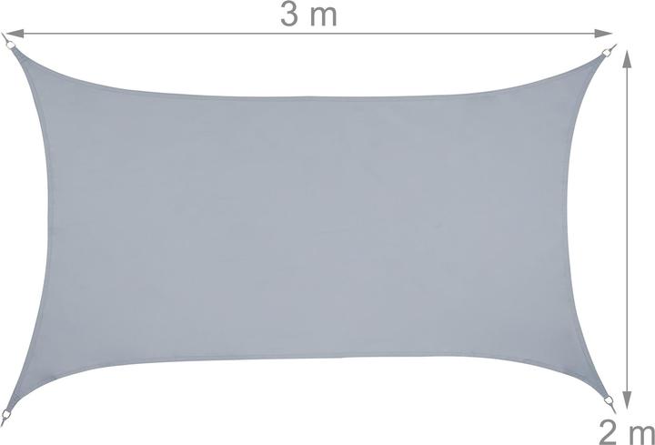 Produktbild Relaxdays Sonnensegel (200 x 300 x 0.1 cm)