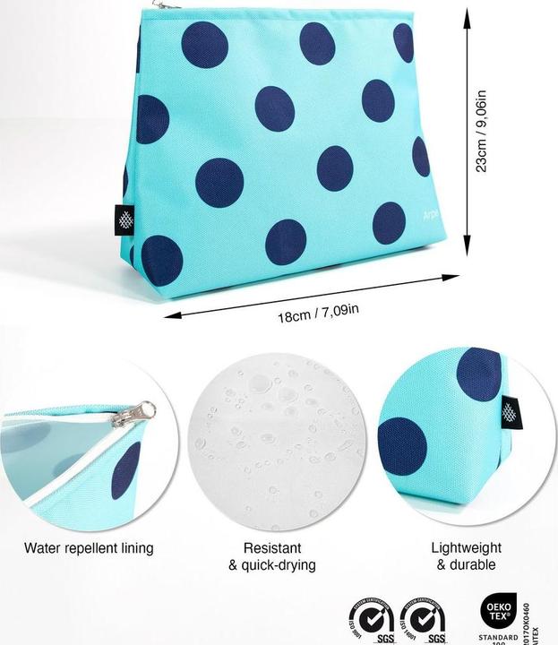 Produktbild Arpe Necessaire L dots 18 x 23 cm