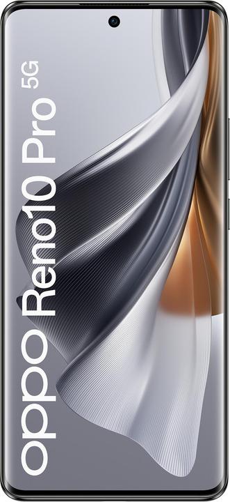 Actual product image OPPO Reno 10 Pro (256 GB, Silvery Grey, 6.70", Dual SIM, 5G)