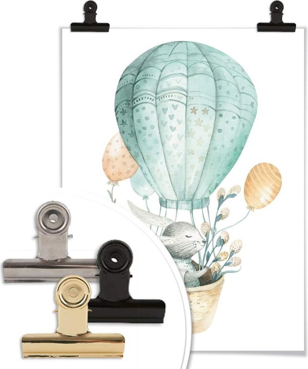 Immagine prodotto Trenddeko Kvilis - Coniglietto in un palloncino (100 x 120 cm)
