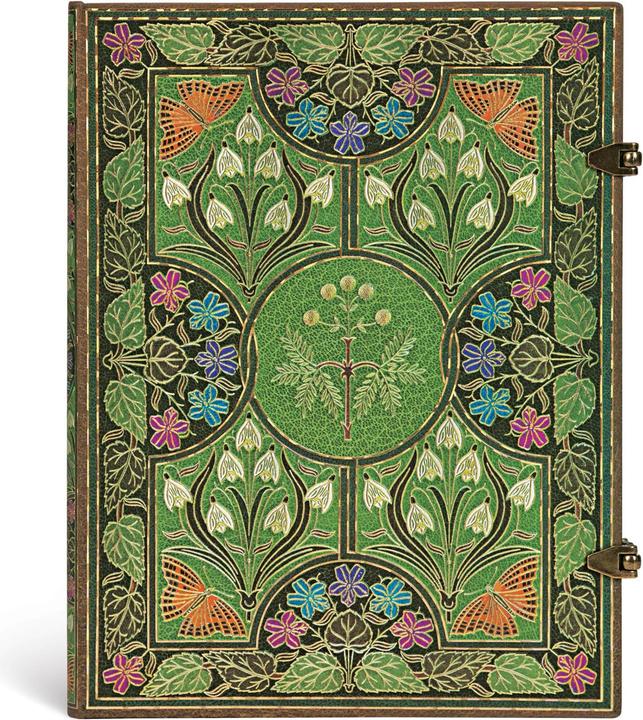 Actual product image Paperblanks BLOSSOMING POESIS - Notebook (13 x 18 cm, Lined, Hardcover)