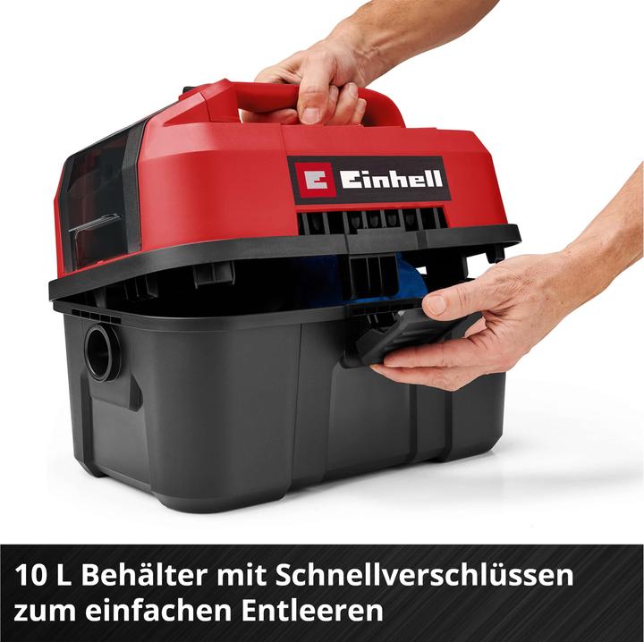 Image du produit Einhell TE-VC 18/10 Li Solo (Aspirateur eau et poussière)