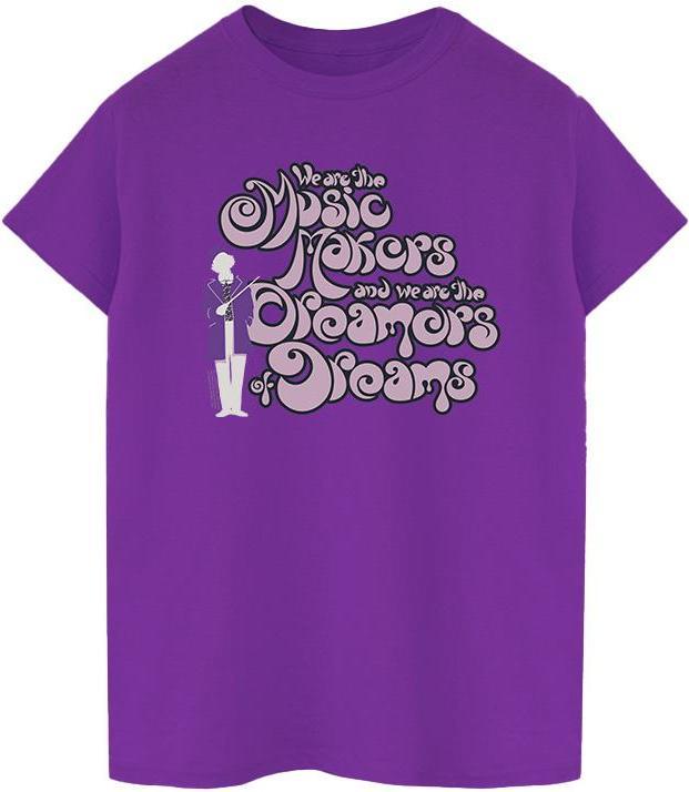 Immagine prodotto Willy Wonka & the Chocolate Factory Dreamers Text Maglietta Ampia Donna (L)