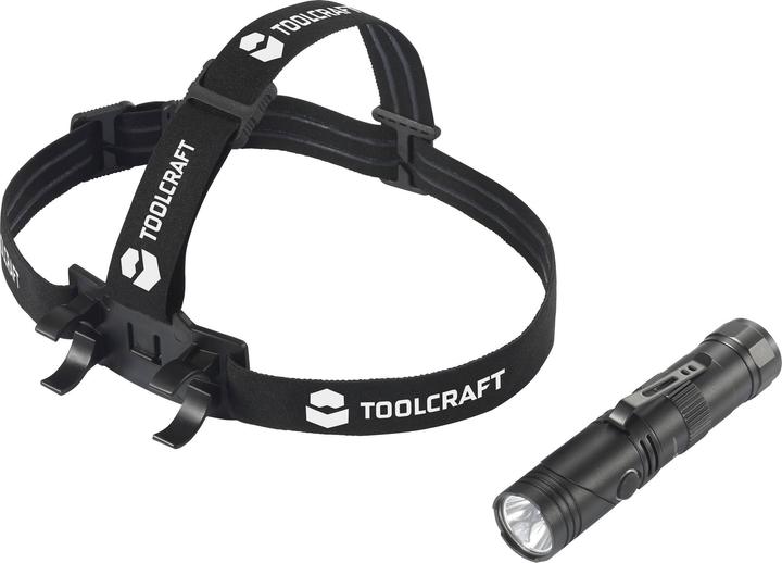 Produktbild Toolcraft TO-7838469 SMD LED Stirnlampe batteriebetrieben 2000 lm 200 h TO-78384 (2000 lm)