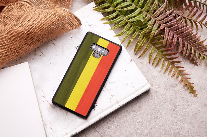Actual product image Man&Wood SmartPhone case Galaxy Note 9 reggae black (Samsung Galaxy Note 9)