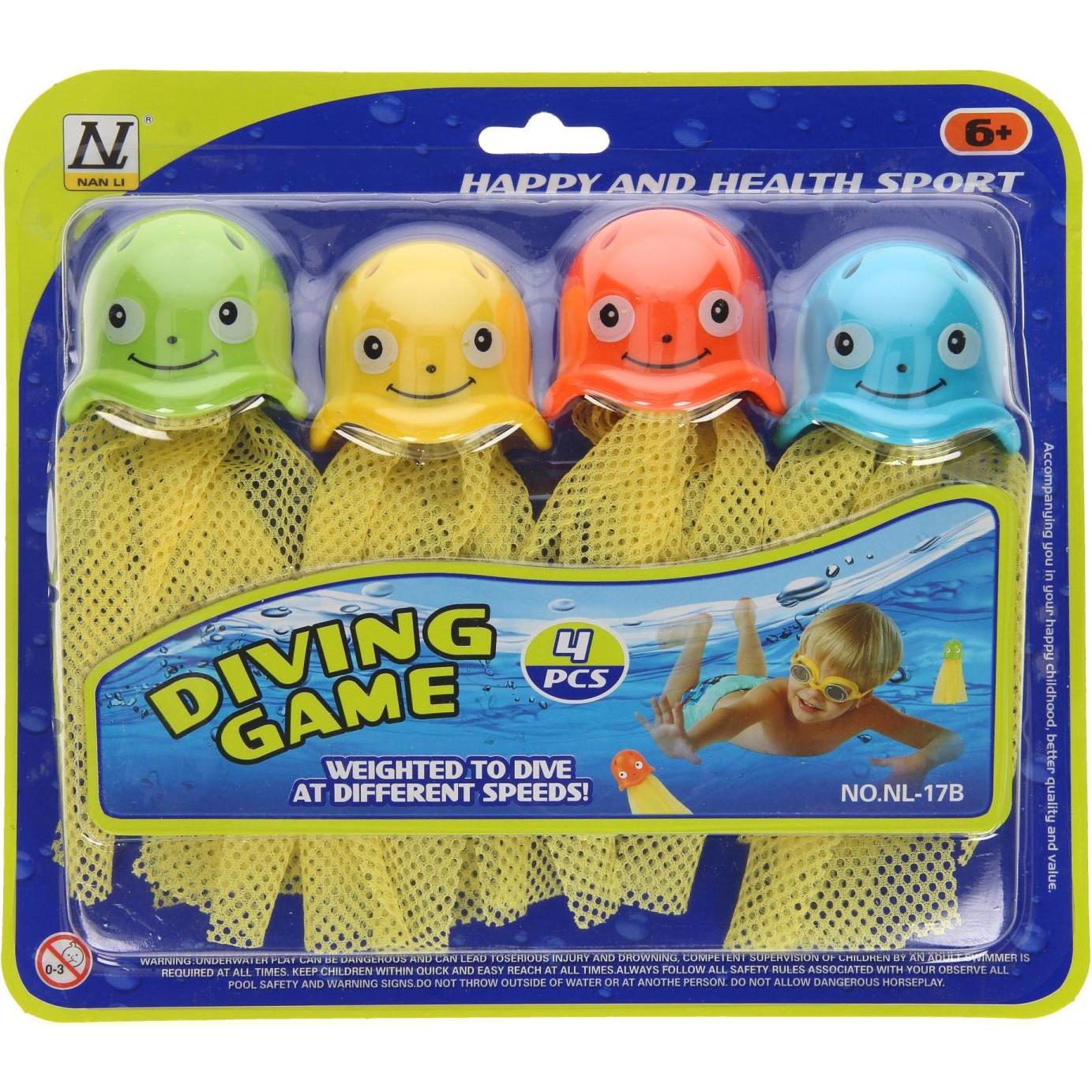 Nan Li Toys Duikkwalletjes, 4st.