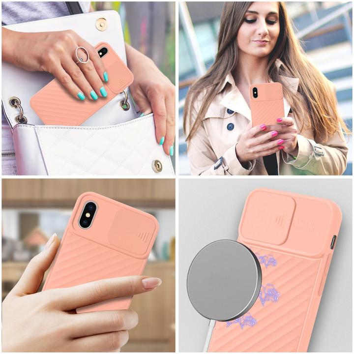 Actual product image Cadorabo TPU cover with camera protection (Apple iPhone XS Max)