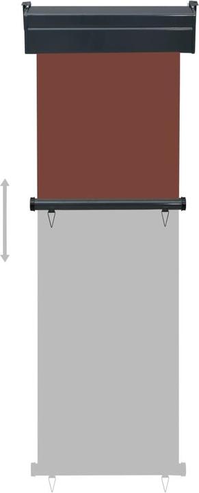 Produktbild vidaXL Balkon-Seitenmarkise (0.60 m)