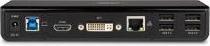 Productafbeelding Hamlet USB 3.0 Docking Station met Dual Display DVI en HDMI, hub met 6 USB-poorten, LAN EN AUDI (USB-A, USB-B, 6 Havens)