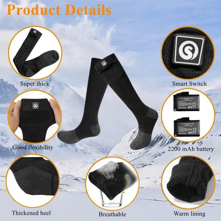 Produktbild Barchi Heat Wiederaufladbare Heizsocken (46 - 48)