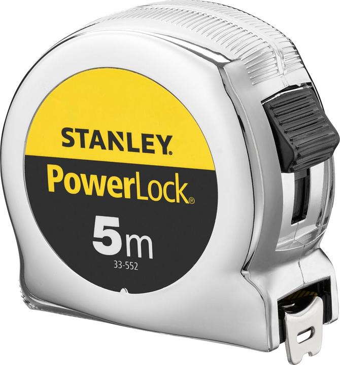 Actual product image Stanley Tape dimensions POWERLOCK 5 mx 19 mm ABS (5 m)
