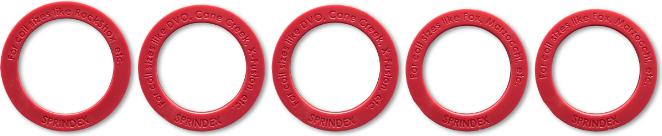 Productafbeelding Sprindex Trail/Enduro Lichtgewicht demperveer, lengte 142mm/travel 65mmx540-610 lbs (142 mm, 65 mm)