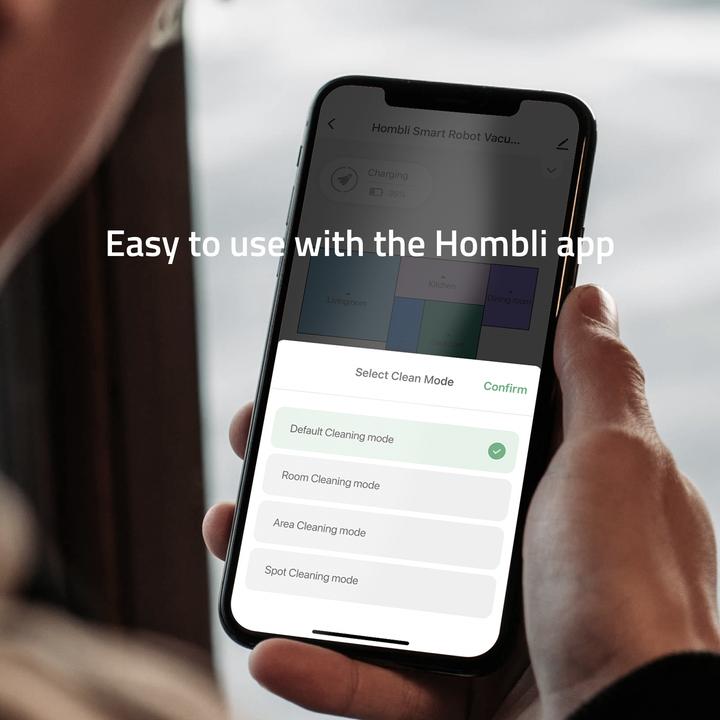 Actual product image Hombli Smart Robot Vacuum (Vacuum mopping robot)