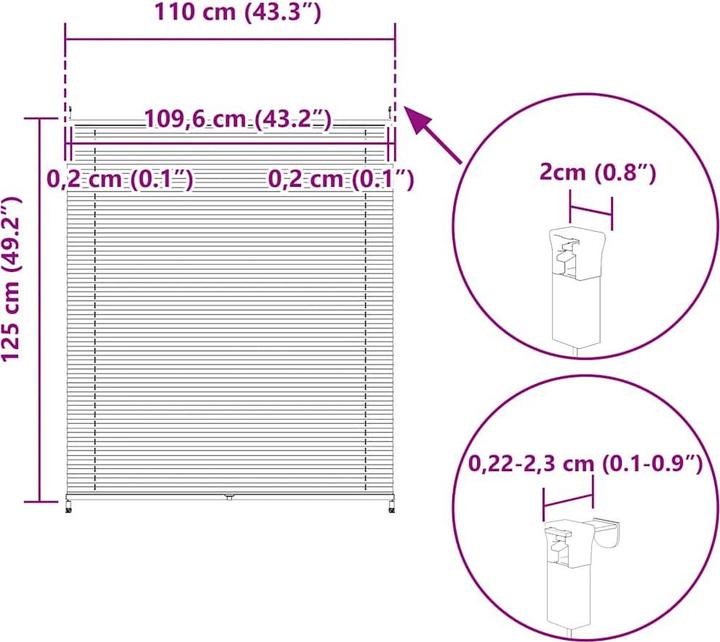 Produktbild vidaXL Eward (110 x 125 cm)