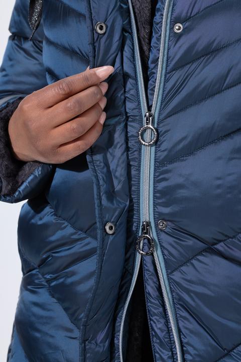 Actual product image Ulla Popken HYPRAR Metallic Quilted Coat