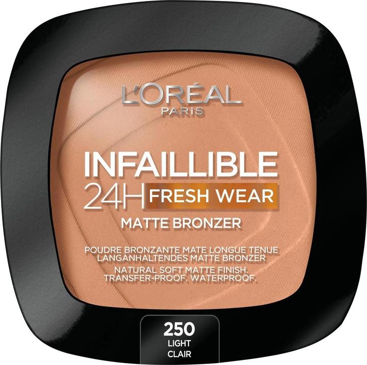 Produktbild L'Oréal Paris Bronzing-Puder Infaillible 200 Golden Sand (Light Medium, Bronzer, 9 g)