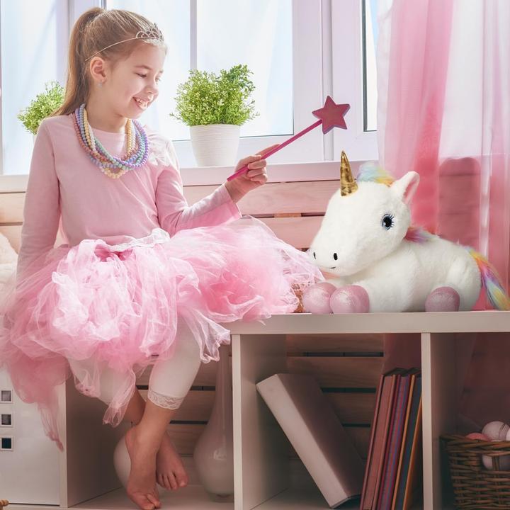Produktbild Milkii Einhorn Plüschtier mit 4 Babys, 60 cm