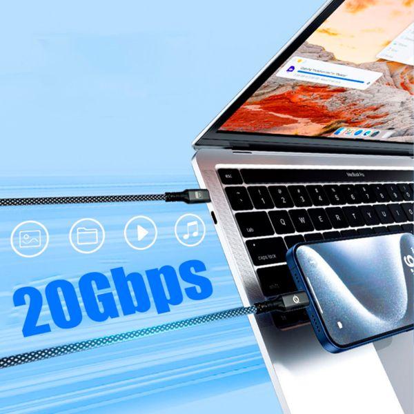 Produktbild Conceptronic Kabel USB-C 3.2 -> C PD3.0 1.20m 5A 4K60Hz sw (1.20 m, USB 3.2 Gen 2x2, 100 W)