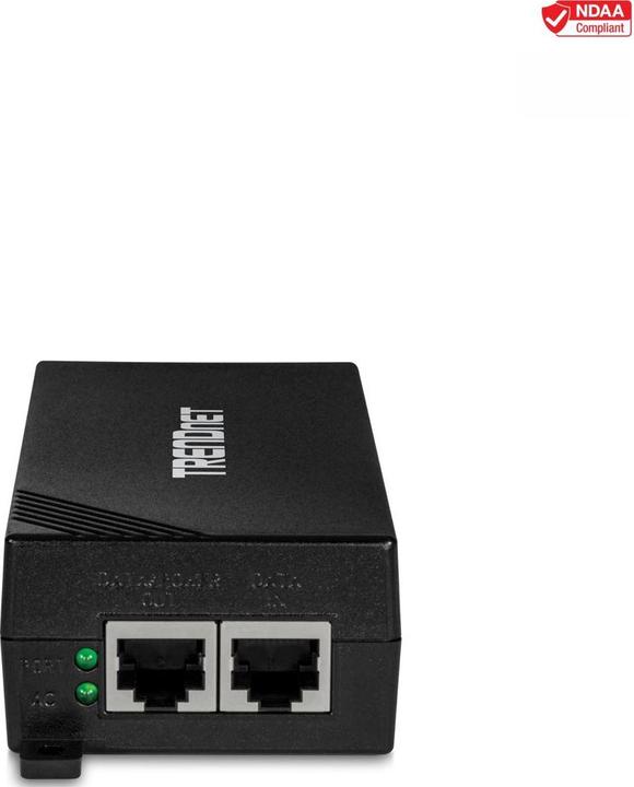 Produktbild Trendnet PoE+ Gigabit Injector (802.3af (PoE), 802.3at (PoE+), 30 W)