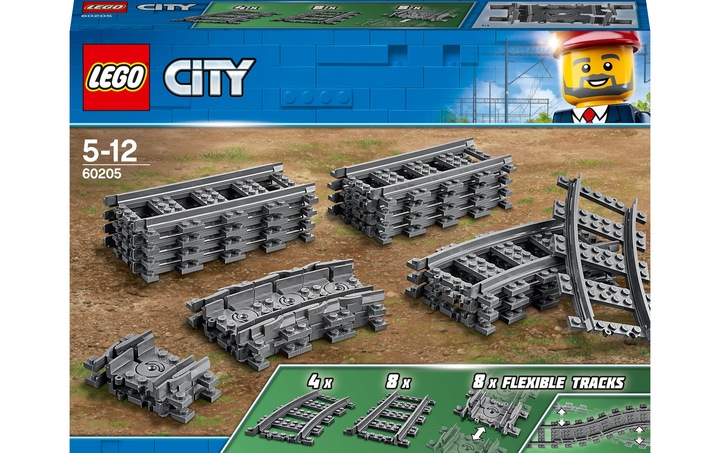 Actual product image LEGO Rails (60205, LEGO City)