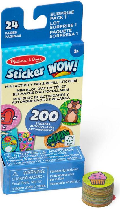 Produktbild Melissa & Doug Sticker WOW! Mini Activity Pad & Refill Stickers : Surprise Pack 1