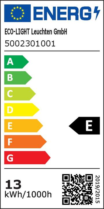 Energie-Label Lutec Luca (950 lm)