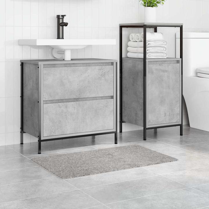 Produktbild vidaXL Rutschfeste Badezimmermatte (80 x 50 cm)