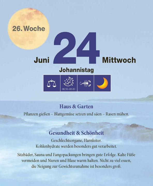 Produktbild Mond Abreisskalender 2026 (12 x 16 cm)