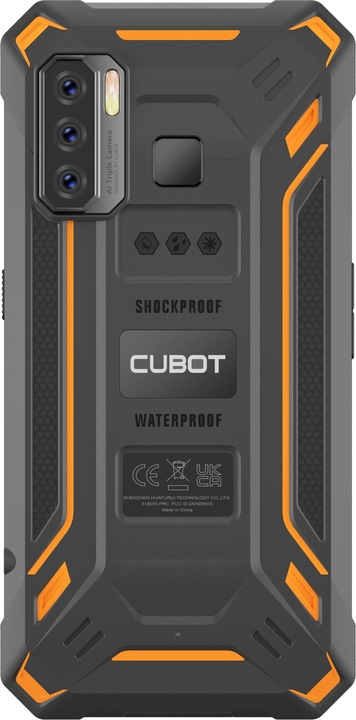 Produktbild Cubot KINGKONG 5 (Dual Sim - 6.088", 32 GB, 4 GO RAM) Orange (32 GB, Schwarz, Orange, 6.08", Dual SIM, 48 Mpx, 4G)