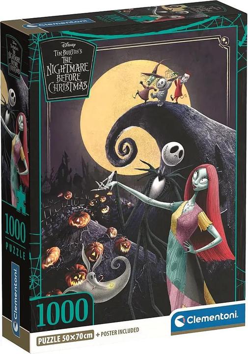 Immagine prodotto Clementoni Puzzle 1000 compatto Nightmare Before Christmas (1000 pezzi)