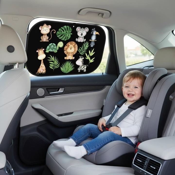 Actual product image Kama Auto Sonnenblenden, 2 Stück, Lion & Friends