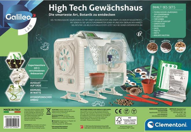 Produktbild Clementoni Hith Tech Gewächshaus