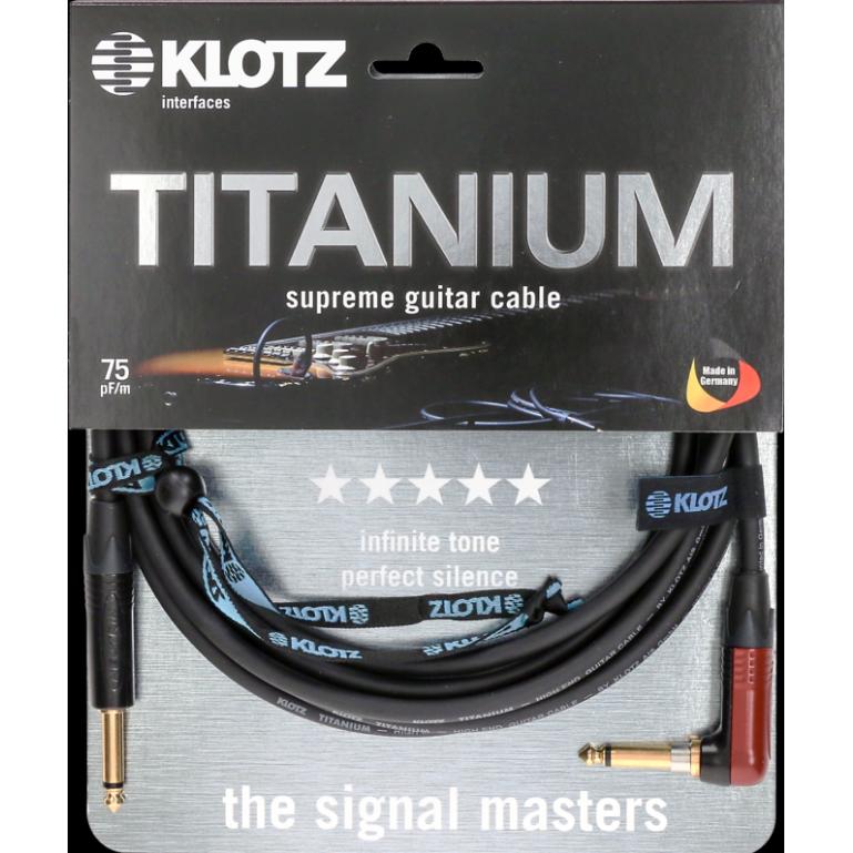 Klotz TIR0450PSP Neutrik Silent Plug haaks jack gitaarkabel 4.5m (4.50 m), Audio Kabel