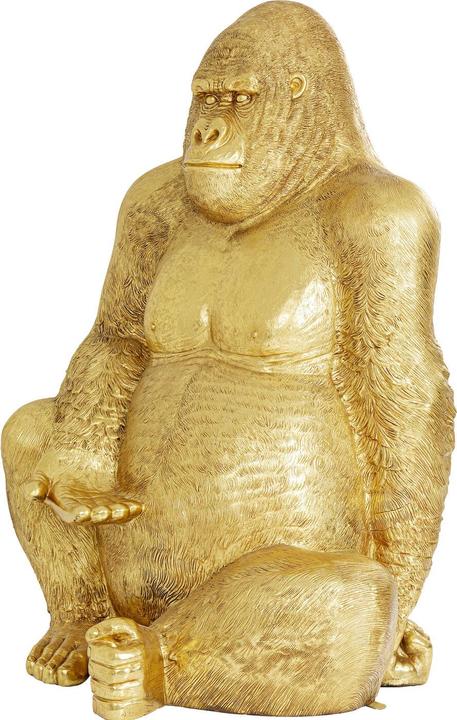 Image du produit Kare Design Figurine décorative Gorilla doré XL180