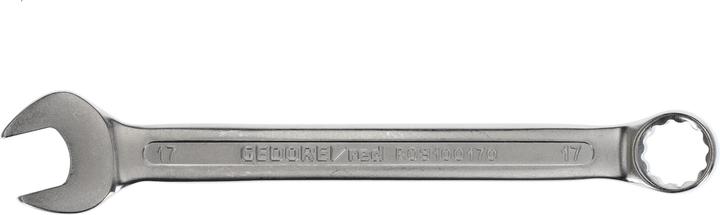 Produktbild Gedore Red red Ring-Maulschlüssel, SW 17 mm, Matt-satinierte Oberfläche, Chrom-Vanadium-Stahl, Silber (17 mm)