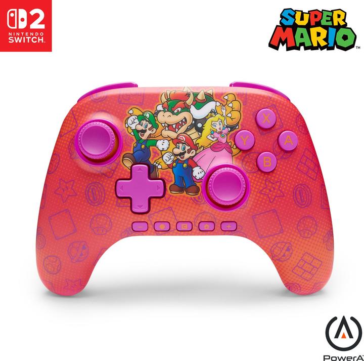 Productafbeelding PowerA Advantage Wireless Controller NSW2 -Mario & Friends (Switch 2, Switch Lite, Switch OLED, Switch)